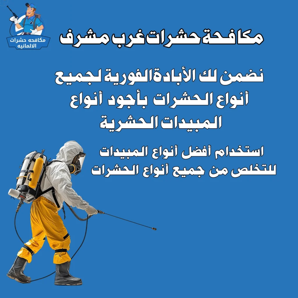 مكافحة حشرات غرب مشرف