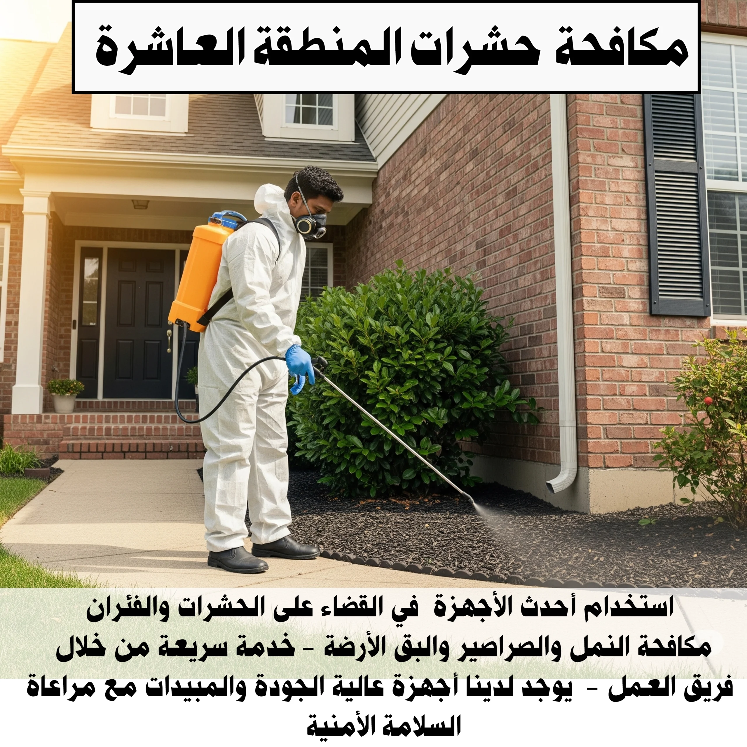مكافحة حشرات المنطقة العاشرة