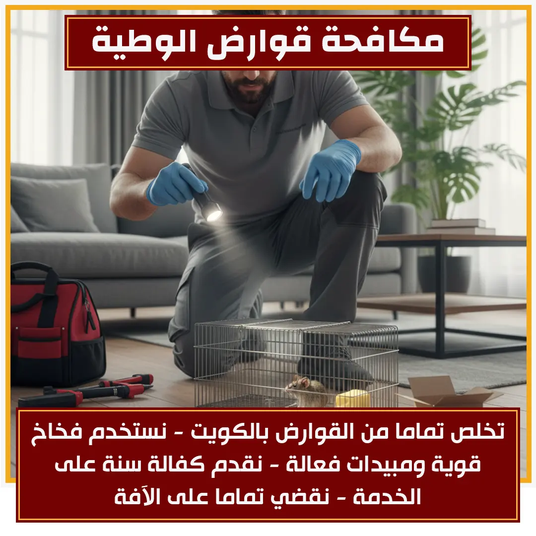 مكافحة قوارض الوطية 60011440📞| ابادة القوارض مع كفالة سنة